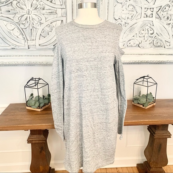 NWT! ZARA Cold Shoulder Jersey Dress Size Medium - Picture 2 of 6